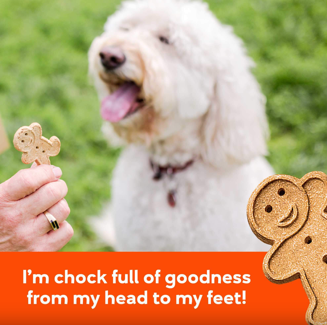 Buddy Biscuits Oven Baked Healthy Whole Grain Crunchy Dog Treats, Natural Peanut Butter