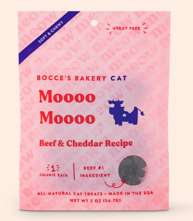 Bocce's Soft & Chewy Cat Treats, Moo Moo Flavor