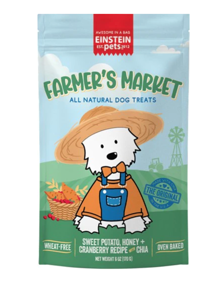 Einstein Pets Everydays "Farmer's Market" Sweet Potato, Cranberry Dog Treats
