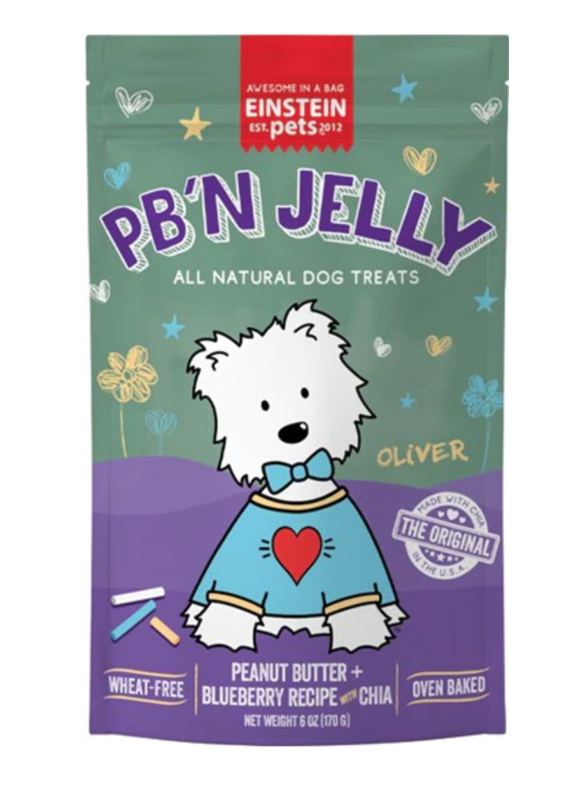 Einstein Pets Everydays "PB'N Jelly" Dog Treats