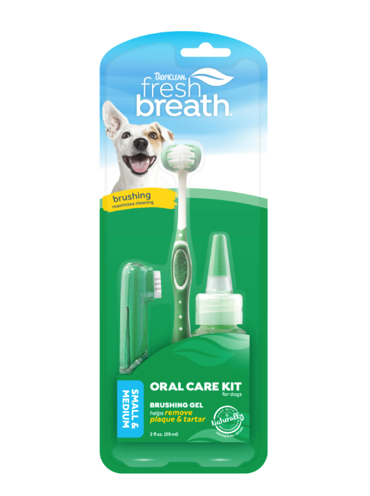 Tropiclean Fresh Breath Oral Care Kit For Dogs