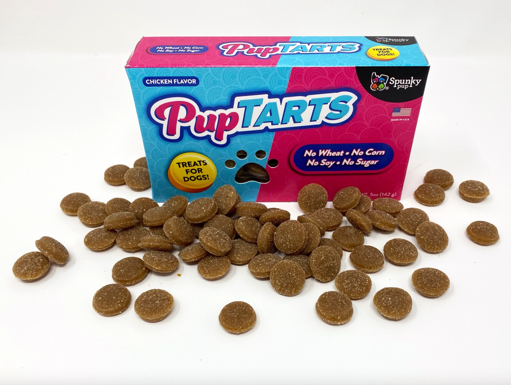 Spunky Pup "Pup Tarts" Chicken Flavor Dog Treats