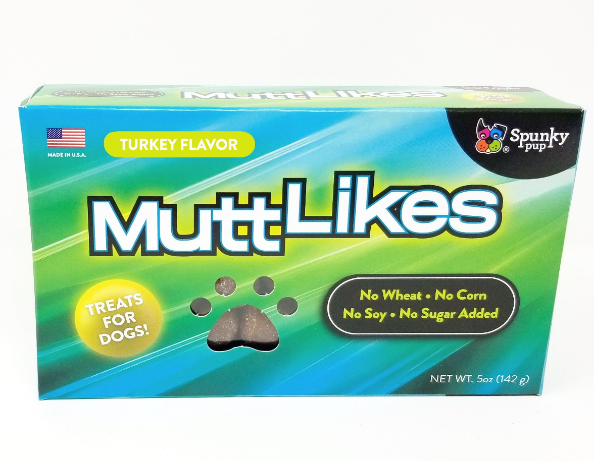 Spunky Pup  "Mutt Likes" Turkey Flavor Dog Treats