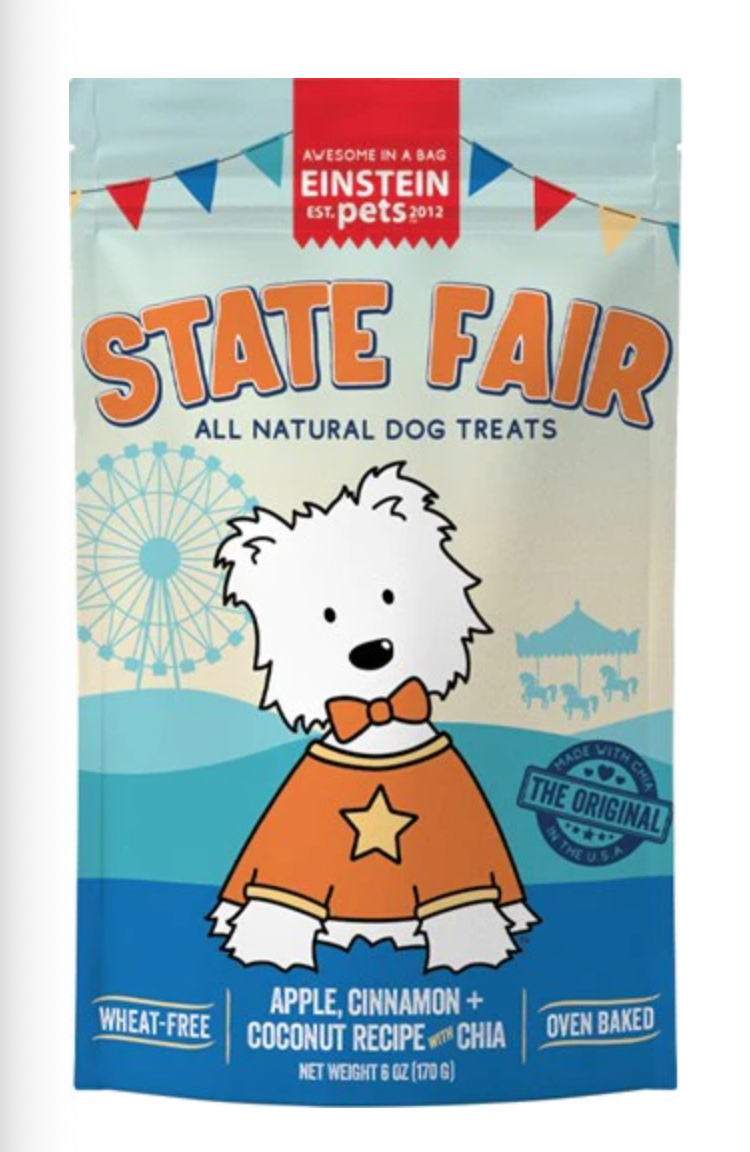Einstein Pets Everydays "State Fair" Apple, Cinnamon, Cocoanut Dog Treats