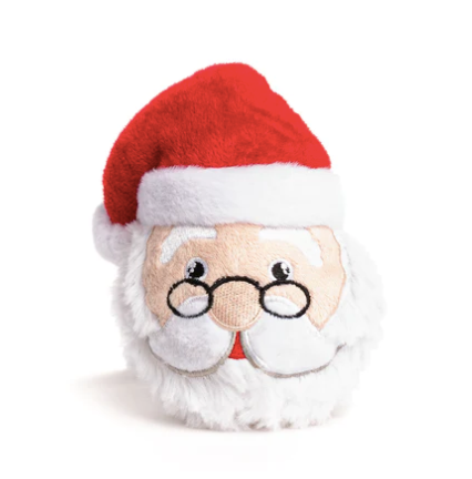 FabDog "FabBall Santa" Dog Toy