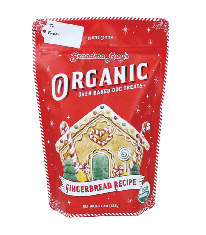 Grandma Lucy's Organic Gingerbread Recipe Dog Treats