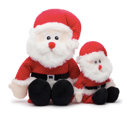 FabDog "Floppy Santa" Plush Dog Toy