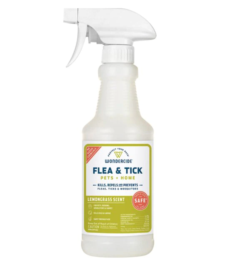 Wondercide Flea & Tick Repellant Spray For Dogs & Cats - Lemongrass
