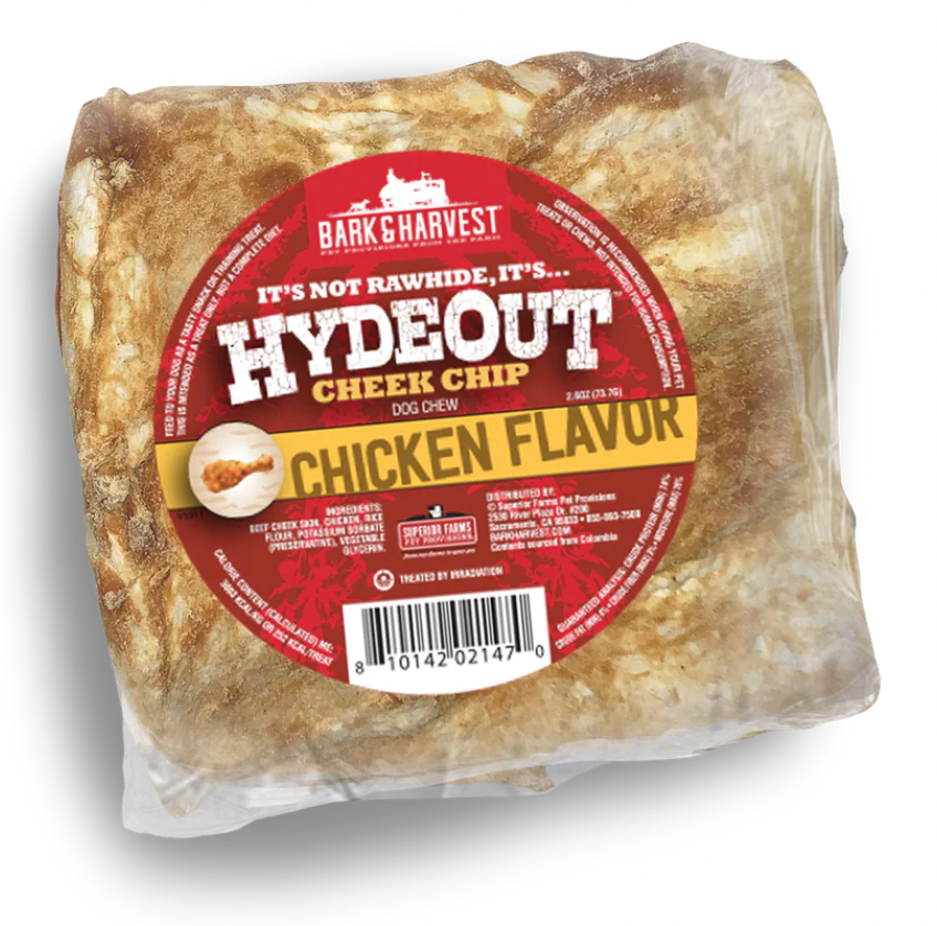 Bark & Harvest Hyde Out Cheek Chips, Chicken