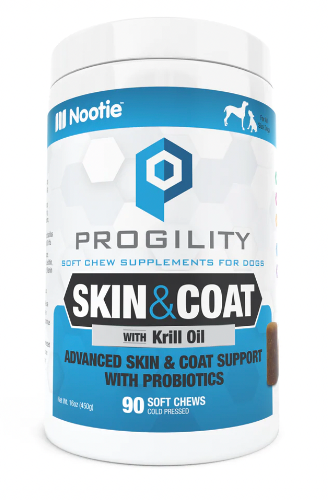 Nootie Progility Skin & Coat Soft Chew Supplement for Dogs