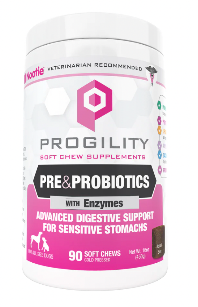 Nootie Progility Pre & Probiotics Soft Chew Supplement for Dogs