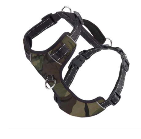 Bb leather best sale dog harness