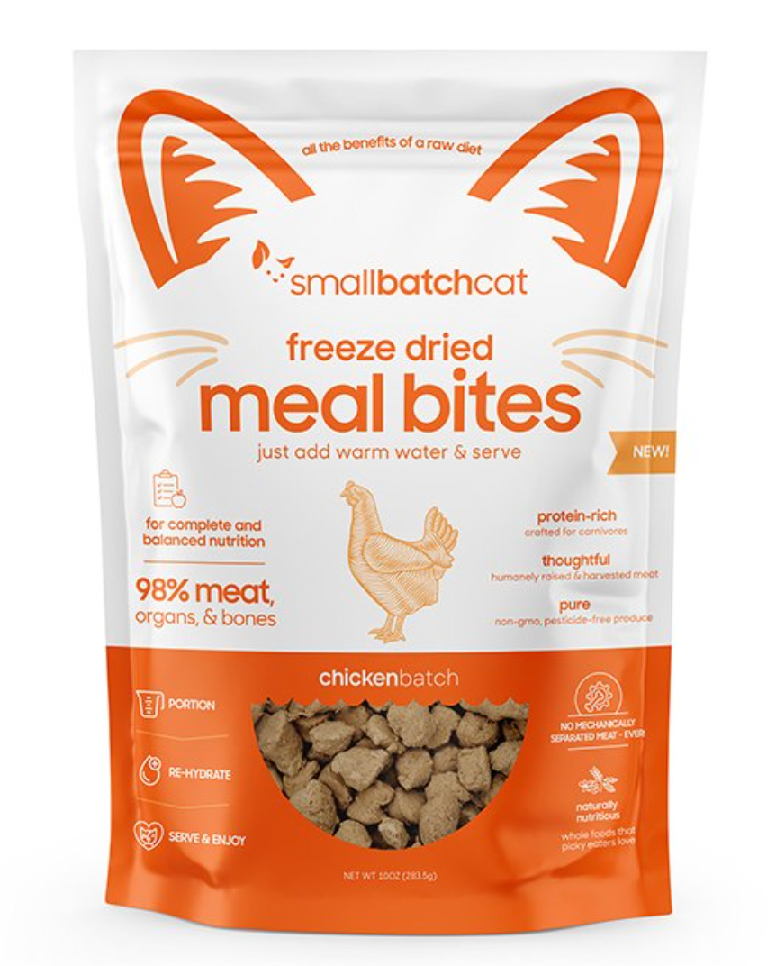 Smallbatch Freeze Dried Meat Bites for Cats, Chicken