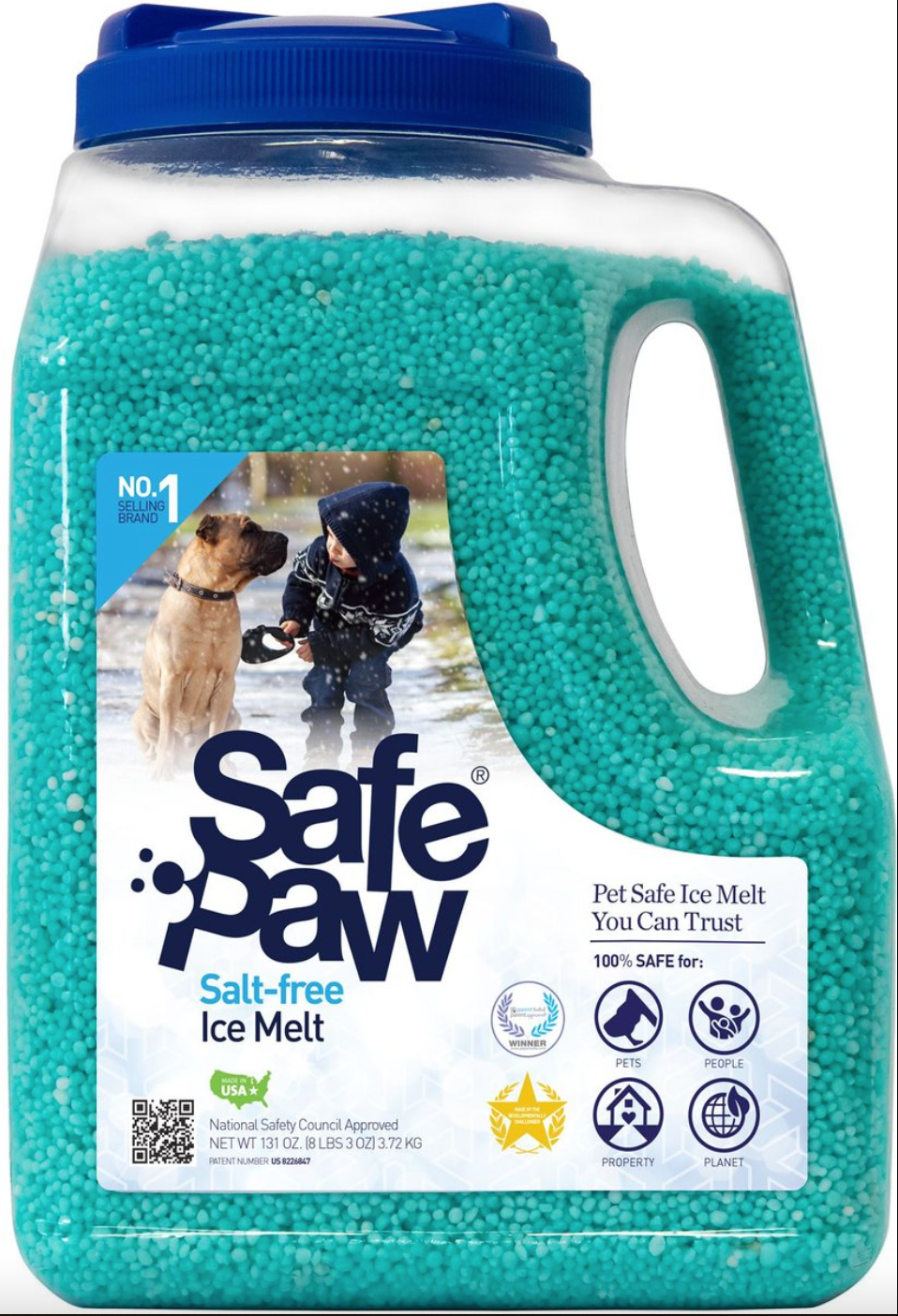 Safe Paws Salt-Free Pet Safe De-Icer, 8lbs 3oz