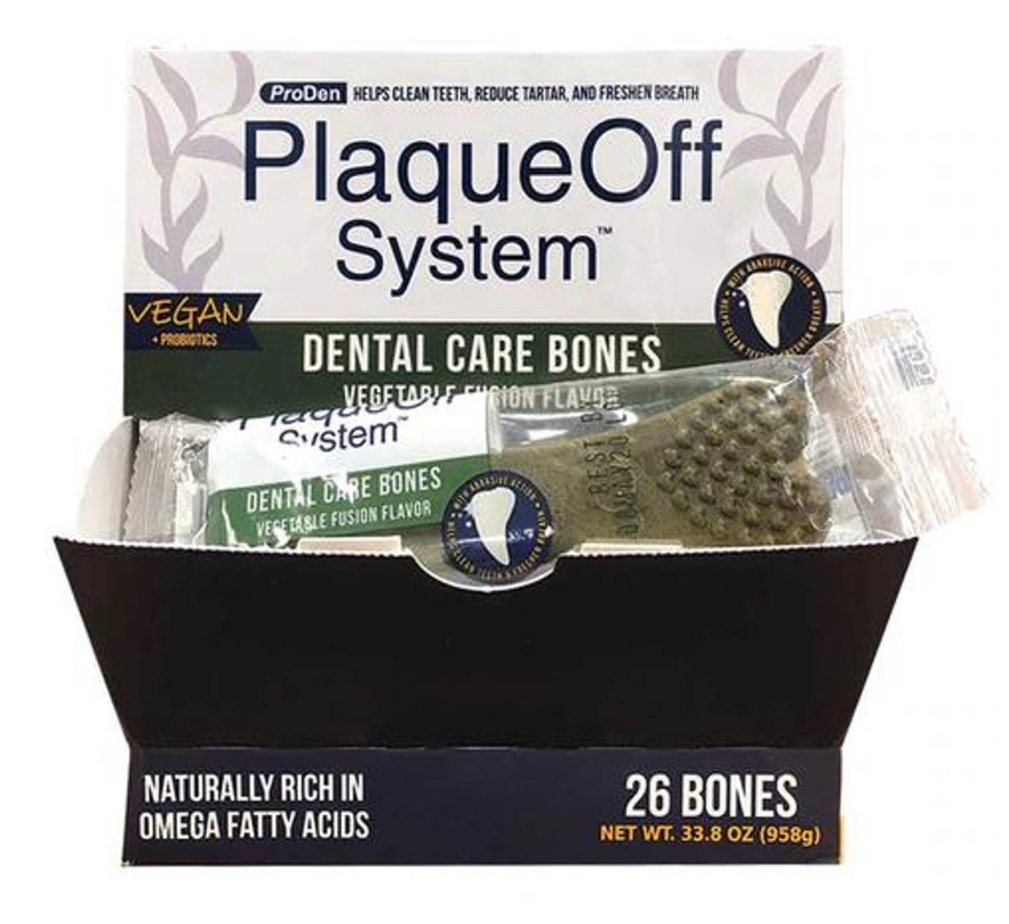 ProDen Plaque Off Dental Care SINGLE Bone Vegetable Fusion