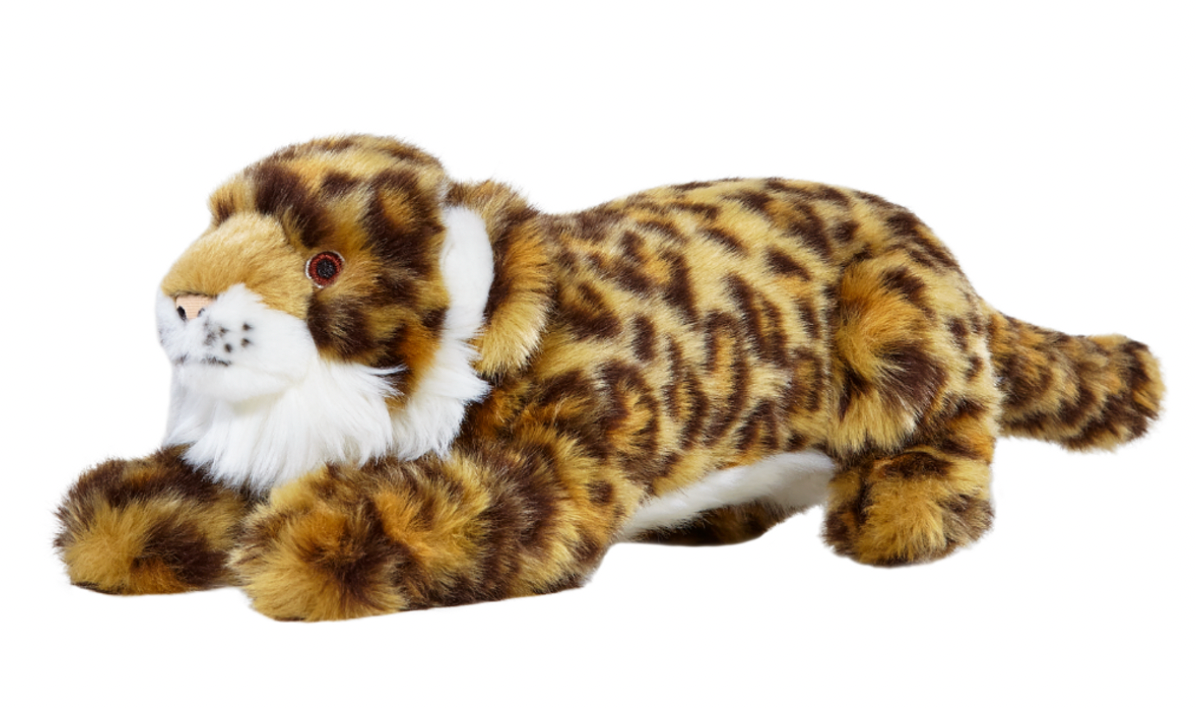 Fluff & Tuff "Lexy Leopard" Squeaky Plush Dog Toy