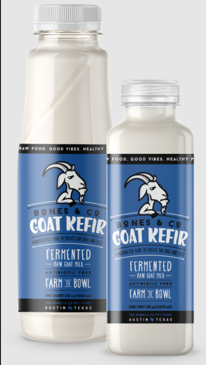 Bones & Co. Frozen Raw Goat Kefir for Dogs and Cats, 16 oz