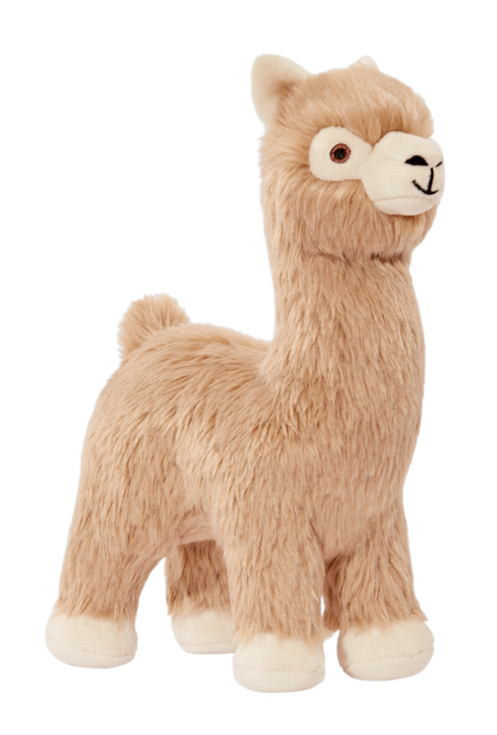 Fluff & Tuff  "Inca Alpaca" Squeaky Plush Dog Toy, Large
