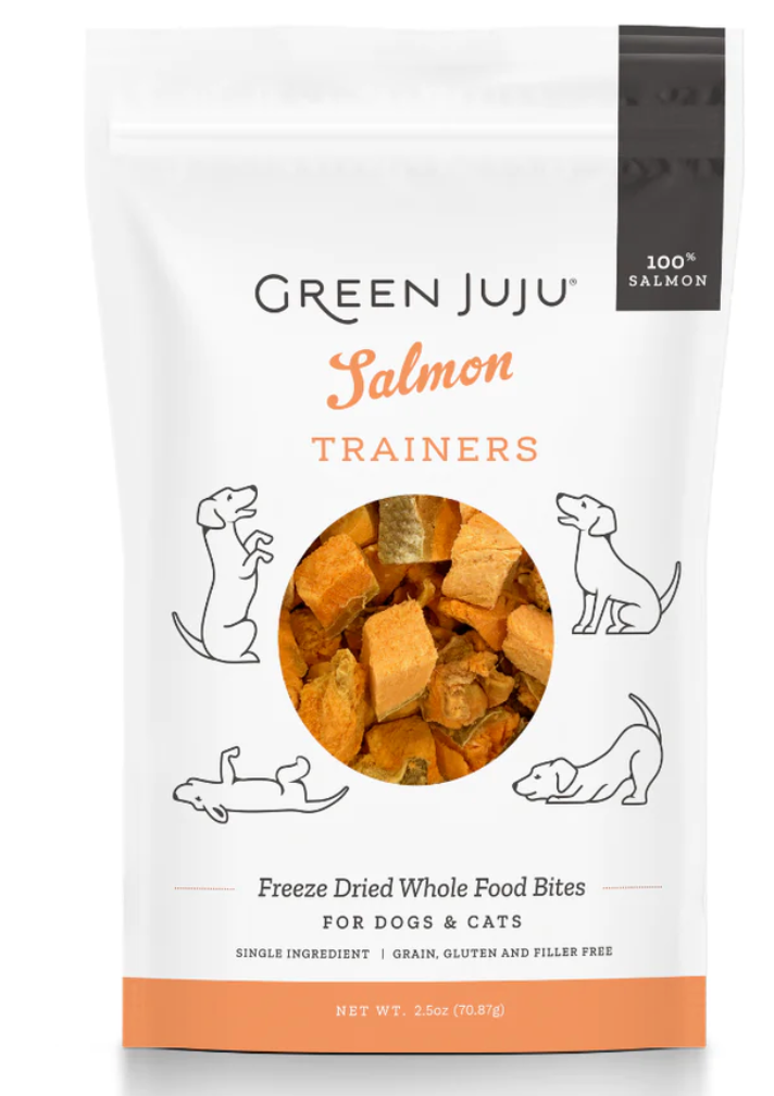 Green Juju Freeze Dried Whole Food Bites, Salmon Trainers