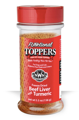 Northwest Naturals Freeze Dried Toppers, Beef Liver with Tumeric