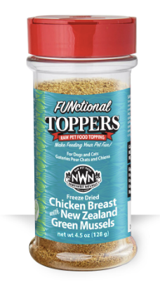 Northwest Naturals Freeze Dried Toppers, Chicken Breast & New Zealand Mussels