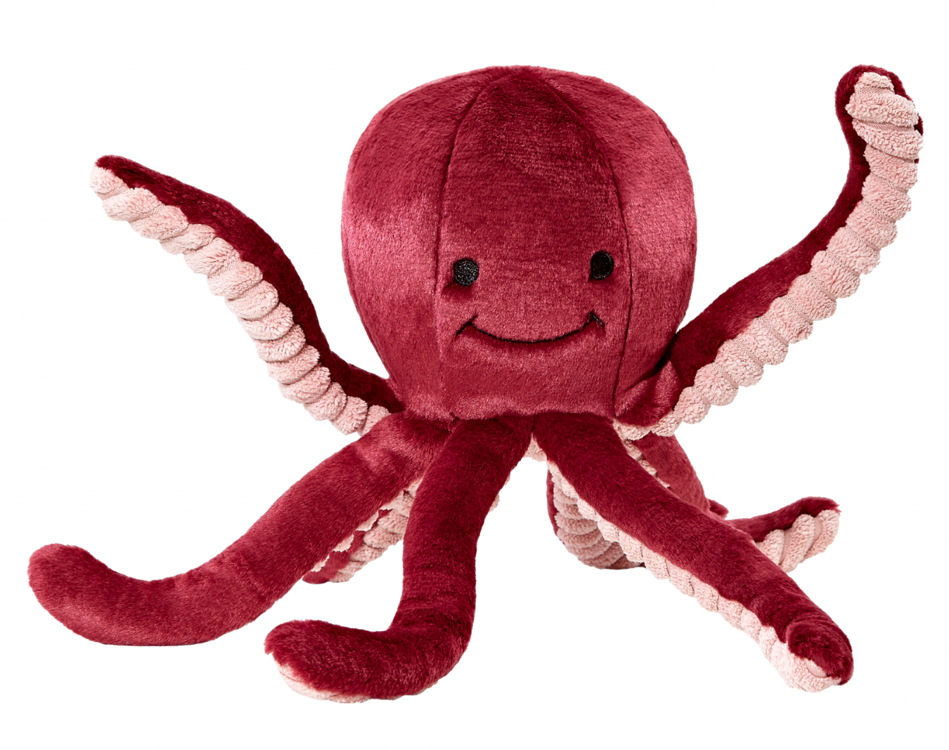 Fluff & Tuff "Olympia Octopus" Squeaky Plush Dog Toy