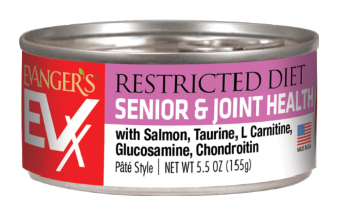 Evanger's EVX Restricted Senior & Joint Health Salmon Recipe 5.5 oz