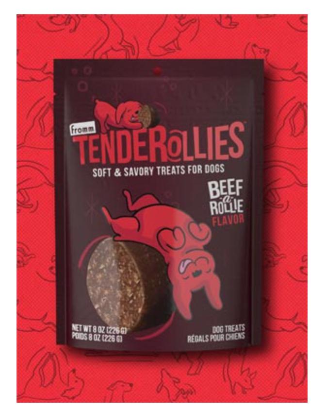 Fromm Tender Rollies Soft & Savory Dog Treat, Beef