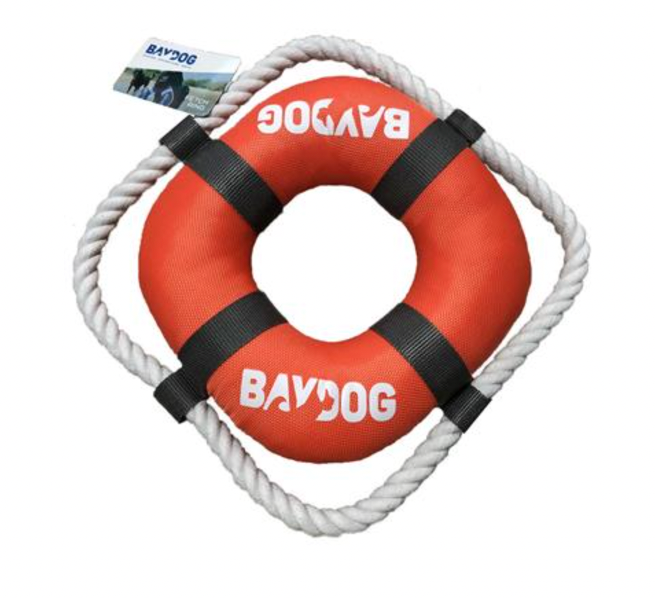 BayDog Classic Fetch Ring Bouy Dog Toy