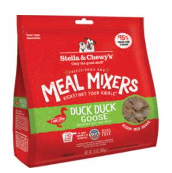 Stella & Chewy's Dog Freeze Dried Meal Mixers Duck Duck Goose