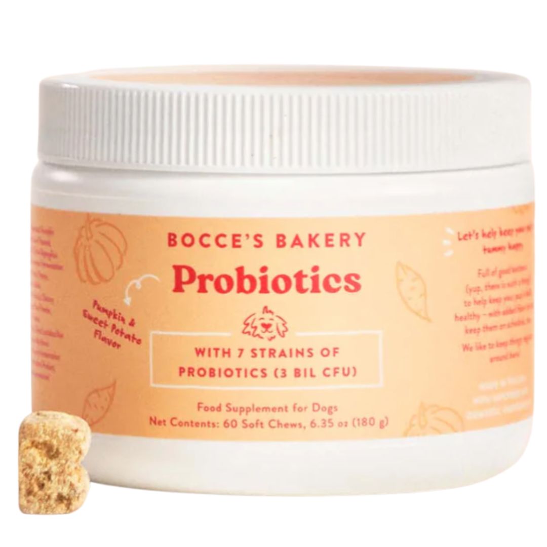 Bocce's Probiotic Supplement Chews For Dogs