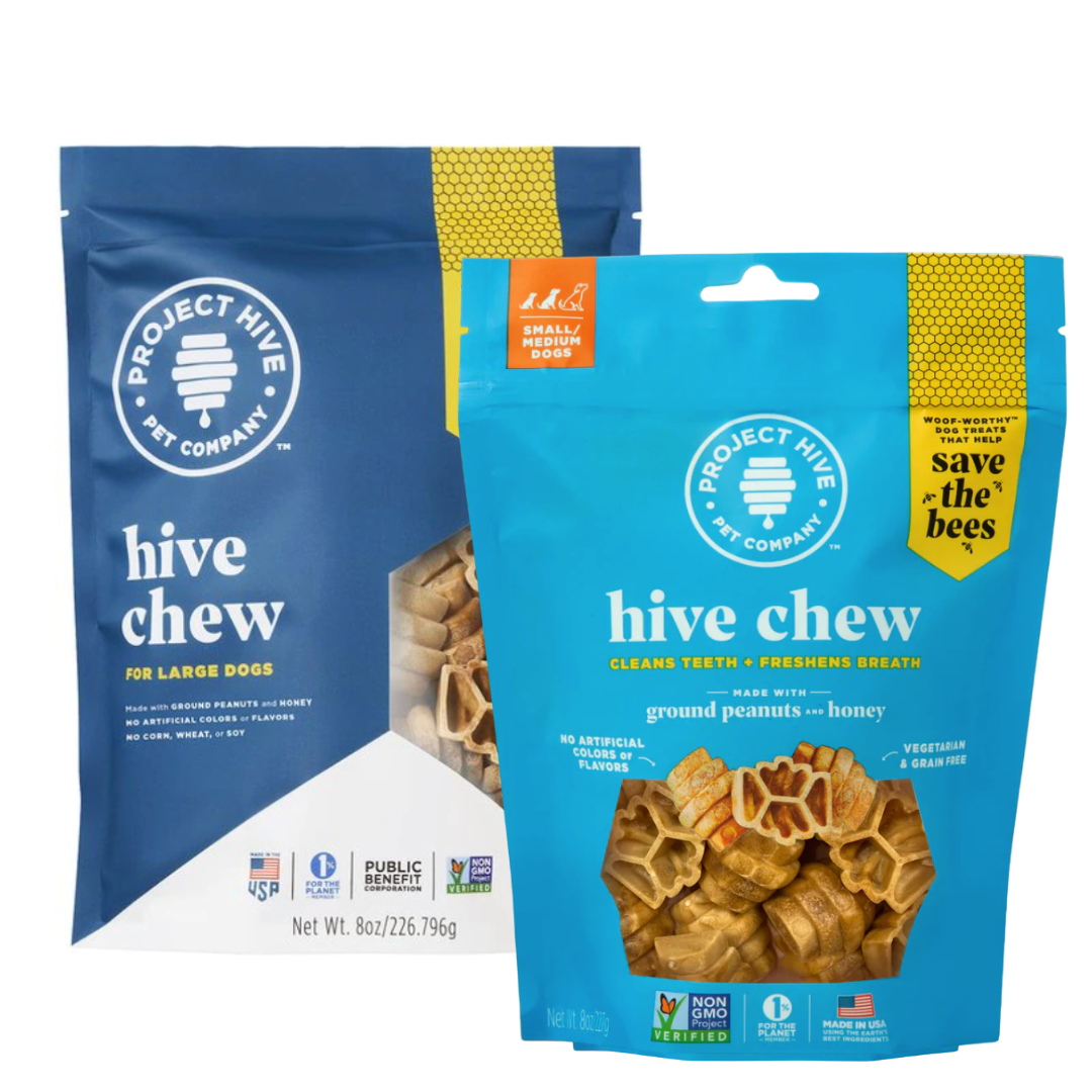 Project Hive Pet Company Chews, 2 Sizes