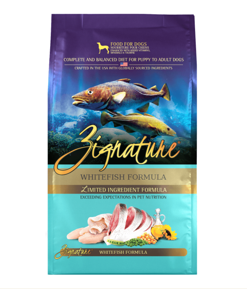 Zignature Limited Ingredient Diet Whitefish Grain-Free Formula Dog Food